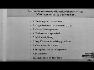 Concept of Human Resource Development (HRD)