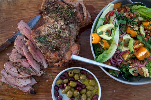 24-hour marinated lamb on the braai
