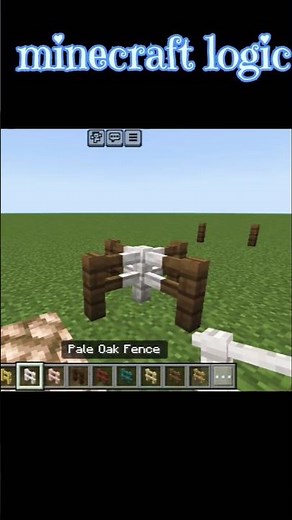 minecraft logic #minecraft #gaming #viralshorts