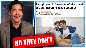80K views · 700 reactions | LIBS: "Straight men cuddle and kiss." Michael Knowles: "No" | Ben Shapiro | Facebook
