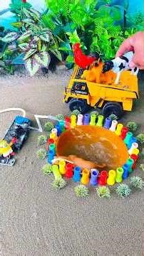 Diy mini creative science project how to make science project #handmade #handpump #brick