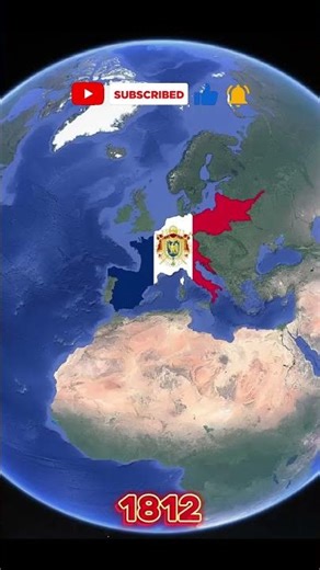 The flag of France from its founding to the present day