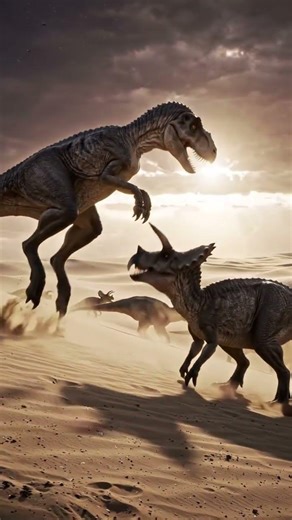 Velociraptor vs Protoceratops: Desert Deathmatch | 4K Dinosaur Hunt