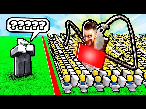 Simulating THE CRAZIEST TOILET ARMY in Roblox