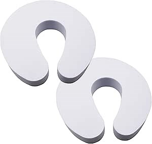 Gadgetime USA Door Finger Pinch Guard - Baby Proofing Soft Foam Door Slam Stopper - Safety Door Pinch Guard for Child & Pet - Prevents Finger Pinch Injuries & Door Locks - Pack of 2