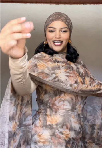 How this dress got me feeling @Abigail.collection 🤎#abigailfitsum #abigailcollection #ramadanoutfits