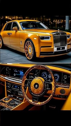 Gold Rolls-Royce Phantom: Midas Touch of Royal Luxury