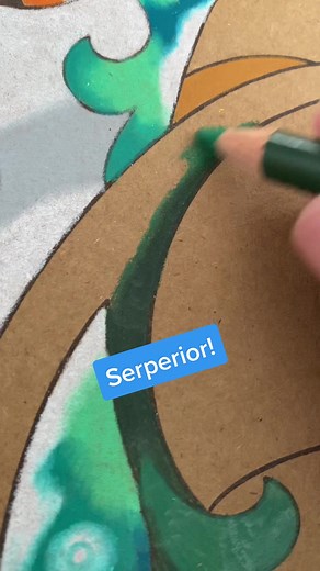 Serperior! #serperior #snivy #pikachu #pokemon #pokemongo #pokemoncards #pokemontiktok #prismacolor #galaxyart #nintendoswitch #nintendo #nintendods #gamer #fanart #pokemonfan #pokemonfanart #pokemonart #starterpokemon