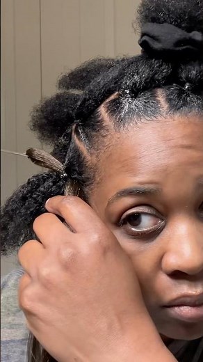 *How to* Crochet Knotless Rubber Band Box Braids