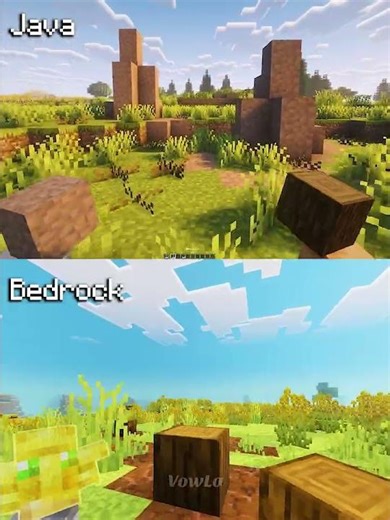 Minecraft Actions and Stuff Java vs Bedrock Part 66