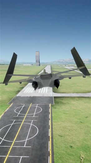 Nuclear Option - Crash landing 03 No Gear #NuclearOption #Aircombat #crash #flightsimulator #sandbox