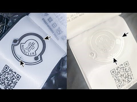 FAKE VS REAL MONCLER HOLOGRAM LABEL!!! (EVERYTHING YOU NEED TO KNOW & HOW TO CHECK)
