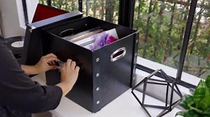 Snap-N-Store Letter-Size File Box, Black (SNS01533)