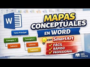 Concept Maps in Word with SmartArt: An Easy and Professional Step-by-Step Guide | IES ISMEM