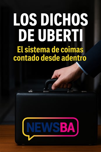 “Los dichos de #Uberti: cómo funcionaba la presión para pagar coimas en la era K” Un fragmento de la declaración del arrepentido Claudio Uberti vuelve a poner bajo la lupa el sistema de recaudación ilegal durante los años de Néstor #Kirchner: presiones a empresarios, órdenes de no firmar contratos y un mecanismo sistemático de “aportes” para poder trabajar con el #Estado. #CausaCuadernos | Newsba.ar