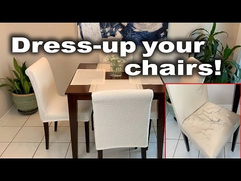 Stretchable Chair Covers - Amazing chair makeover