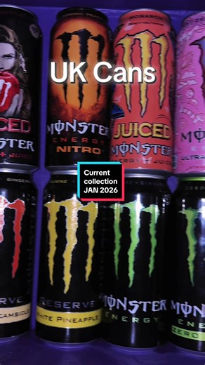 Mi colección de latas de Monster Energy 2026