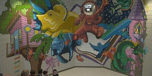 VSU students inspire Westside Elementary with mural