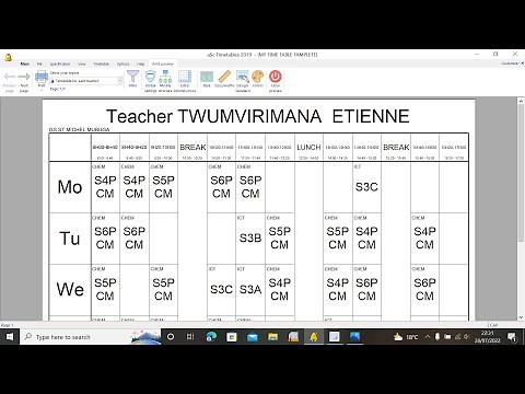 MAKING SCHOOLS AND COLLEGES TIMETABLE || aSc Timetables Software