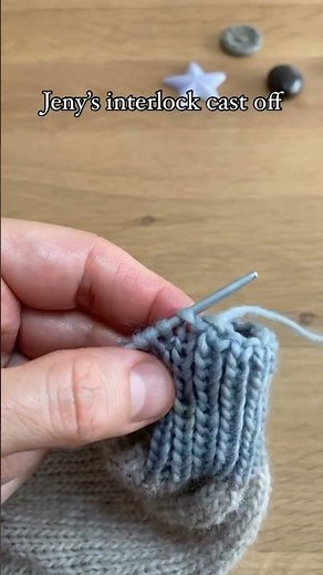 Jeny’s interlock cast off #knitting