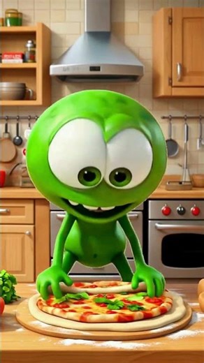 Verdito, el Amigo del Espacio - Green Alien Dance Chiki Tun #funny #disney #alien #animation