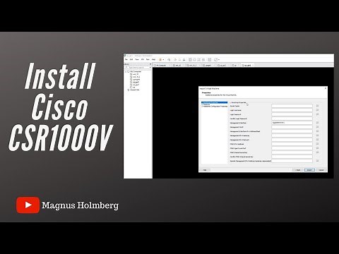 How to install Cisco CSR1000V on vmware workstation