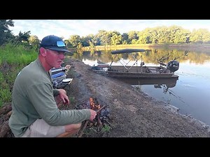2 NIGHTS ALONE On The River!!! (Catch and Cook)
