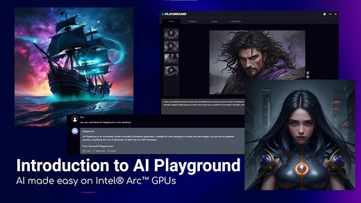 Introducing AI Playground | Intel Gaming Access