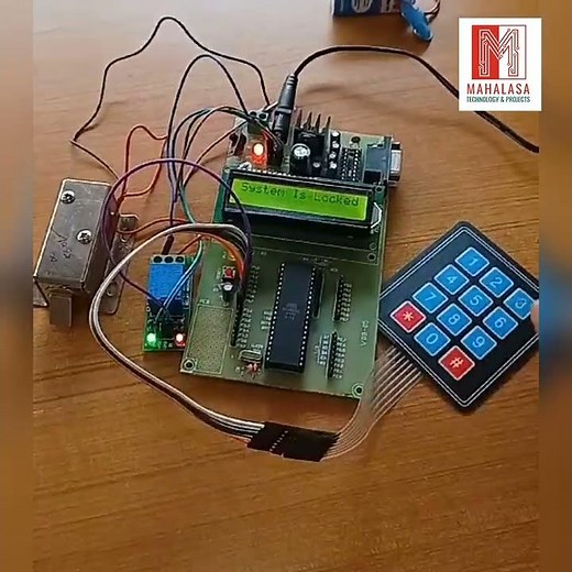 Password Based Door Lock System using 8051 Microcontroller ‪@mahalasatechnologyandprojects‬