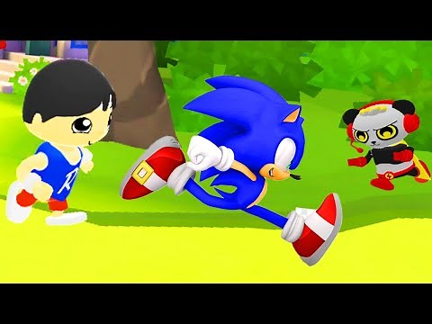 Tag with Ryan VS Sonic Dash Sonic