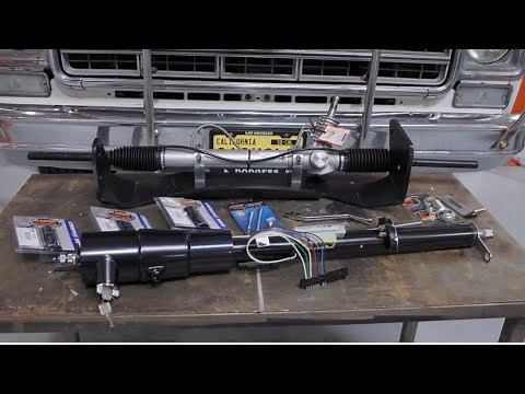 1973-1987 C10 Steering Column, Rack and Pinion installation.