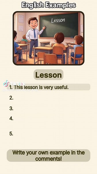 Learn English with Simple Lesson Examples