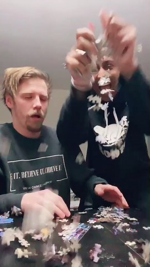 I left my roommate puzzled. prank! #foryourpage #fyp #prank #roommates #puzzle