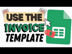 How to Use the Invoice Template in Google Sheets (Free & Easy Template)