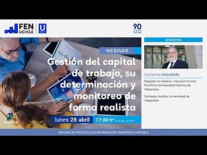 Webinar: Gestión del capital de trabajo, su determinación y monitoreo de forma realista