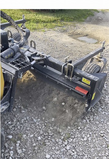 Gravel driveway repairs #fyp #driveway #repair #gravel #stone #viralvideo #trending #heavyequipment #cat #potholes #grading #fixerupper #diy #homeimprovement