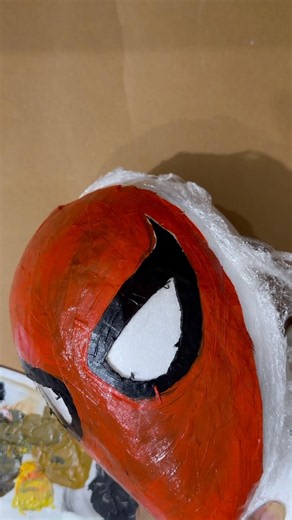how to make a spider man mask #spiderman #spidermanmask #mask