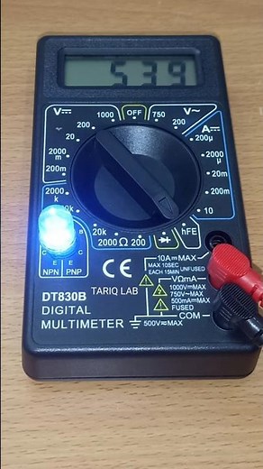 Testing LED Using Multimeter