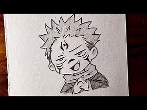 How to Draw Sukuna Chibi Step by Step | Jujutsu Kaisen Anime Drawing Tutorial