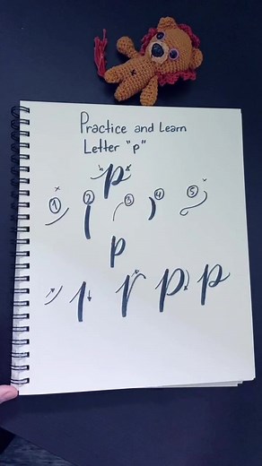 Practice and learn letter “p” #practice #learnontiktok #learn #calligraphy #fyp #foryou