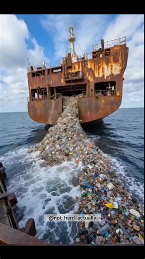 Shocking Truth of Ocean Plastic Pollution 🌊💔 | #shorts #shortsfeed #trending