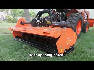 WoodMaxx FM-62H, 62" PTO flail mower with hydraulic side shift