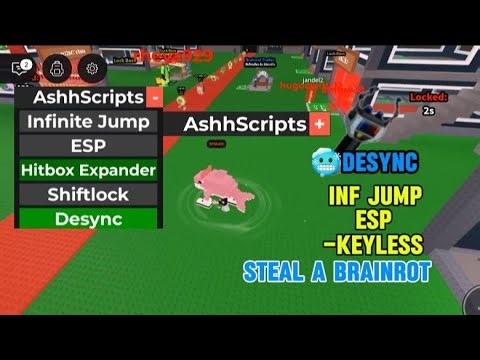 Steal A Brainrot Script NO KEY - DESYNC, INFINITE JUMP, GOD MODE, ANTI HIT