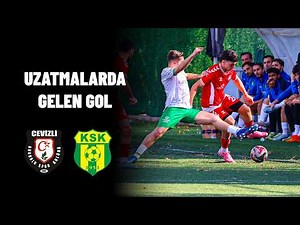 Goal in Extra Time Cevizli Anadolu - Kağıthane Match Summary