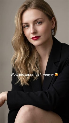 🖤 Минимум усилий — максимум красоты. Твоё фото, нейросеть и минута времени.