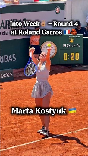 Marta Kostyuk 🇺🇦 | Fighting Into Round 4 | 15 Straight Clay Wins | Roland Garros 2026