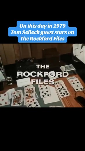 On this day in 1979, Tom Selleck guest stars on The Rockford Files with James Garner. #70stv #1970s #70stvshows | Retroblastfromthepast