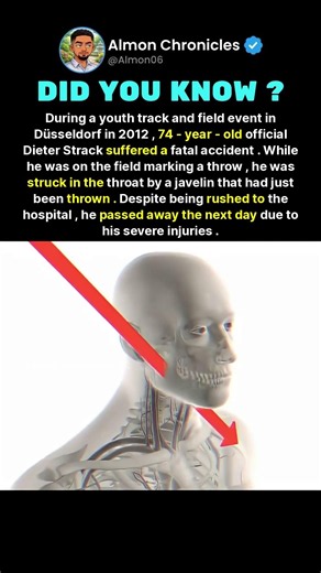 During a youth track and field event in Düsseldorf in 2012, 74-year-old official...
