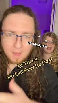 Airline #travel while deaf ! #asl #signlanguage #todayilearned #fyp