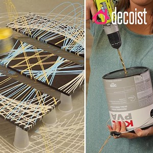 582K views · 3.2K reactions | Learn how to make a stunning and modern pendulum painting, to create an amazing piece of artwork that all your guests marvel over when they come to visit. Plus they're so satisfying to watch!  | Decoist | Facebook